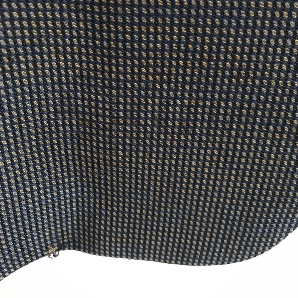 Joseph Abboud | Gingham Wool Suit Jacket Mens Size 46R Gray Three Button